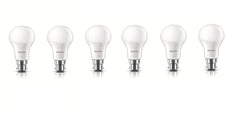 Philips Ace Saver 10.5W B22 LED Bulb,Cool Day Light,Pack of 6