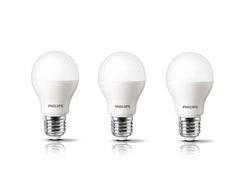 Philips Ace Saver 9-Watt LED Lamp (Pack of 3, Crystal White)