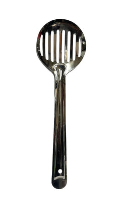 Dynore Stainless Steel Frying Zhara/Skimmer/Food Strainer with Handle, Heat Resistant Round Shape for Kitchen Use