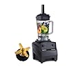 Sujata BLENDMATIC 1000W Commercial Juicer Mixer Grinder | 1750 ml BPA Free Unbreakable Jar | Overload Protection | Commercial Heavy Duty Blender, Powerfull & High Speed Motor | Black