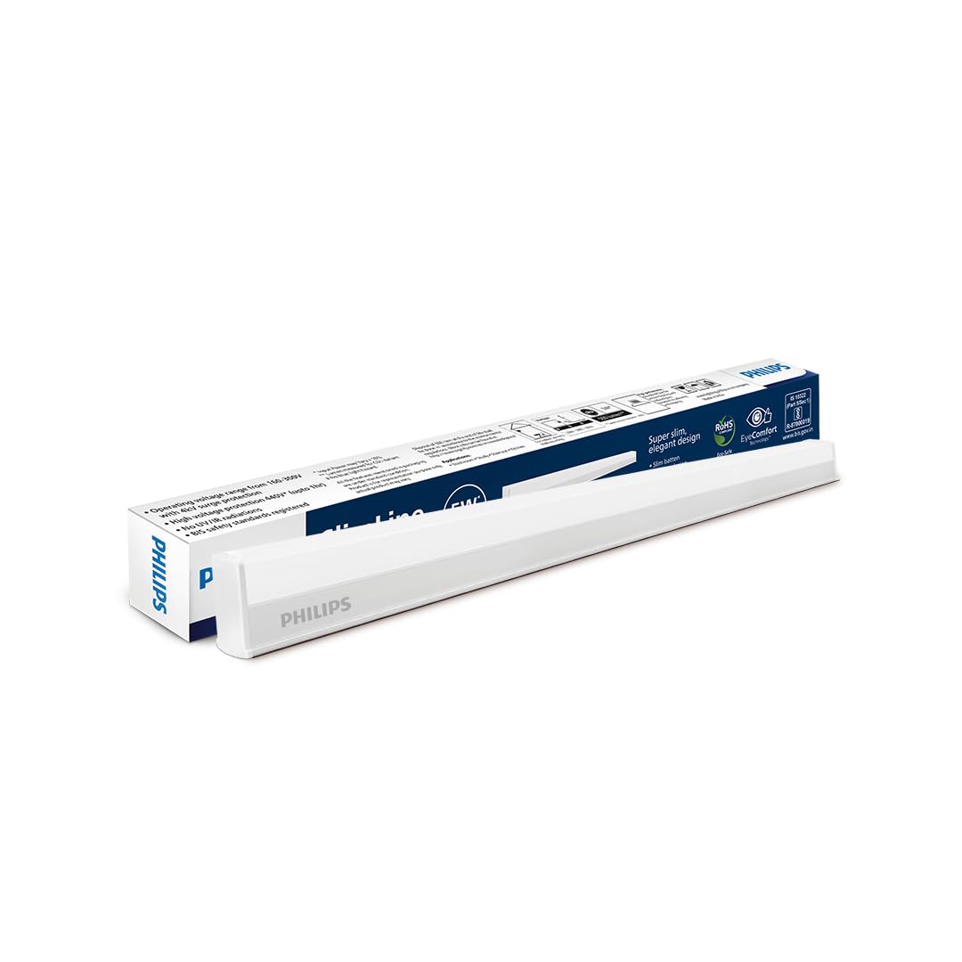 Philips 5-watt LED Batten/Tubelight (White, B0CPY4P41L)