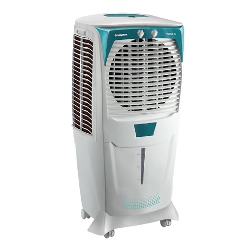Crompton Ozone 88 Litres Desert Air Cooler for home | Large & Easy Clean Ice Chamber | 4-Way Air Deflection | High Density Honeycomb Pads | Everlast Pump | Auto Fill