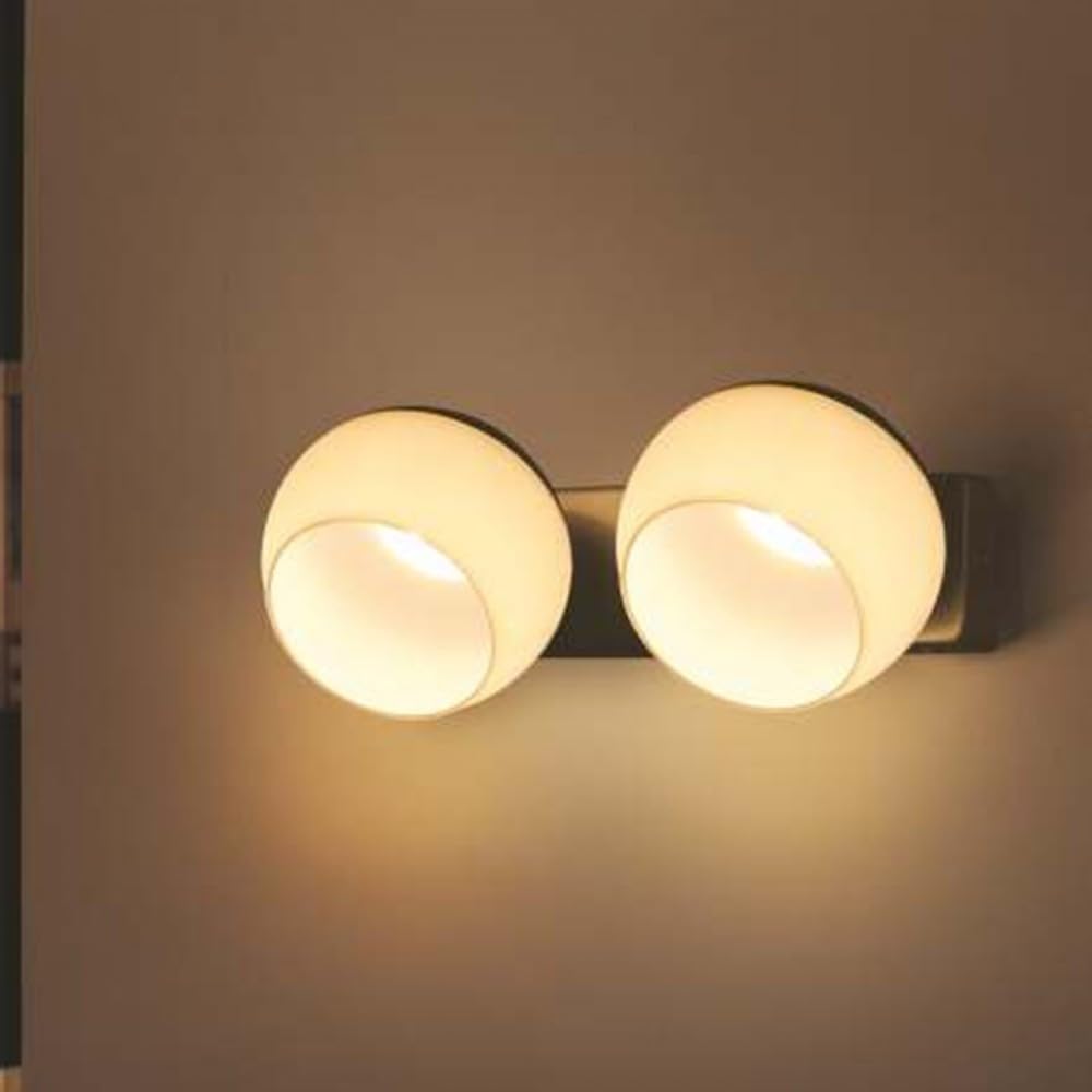 Philips 581872 Floret 12W LED Indoor Double 2700K Metallic Wall Lamp - Warm White…