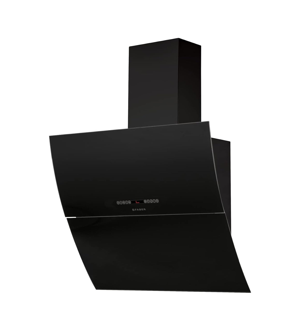 Faber 1000m3/hr Wall Mounted chimney (HOOD MIRROR PLUS BK TC LTW 90, Black), Free 1 Year Extended warranty