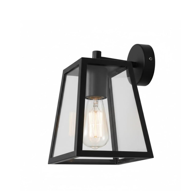 Philips Serene Wall Light (Matte black with clear glass, B0GP6PTYVY)