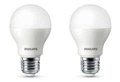 Philips Ace Saver Base E27 9-Watt LED Bulb (Pack of 2, Warm White) (Small)