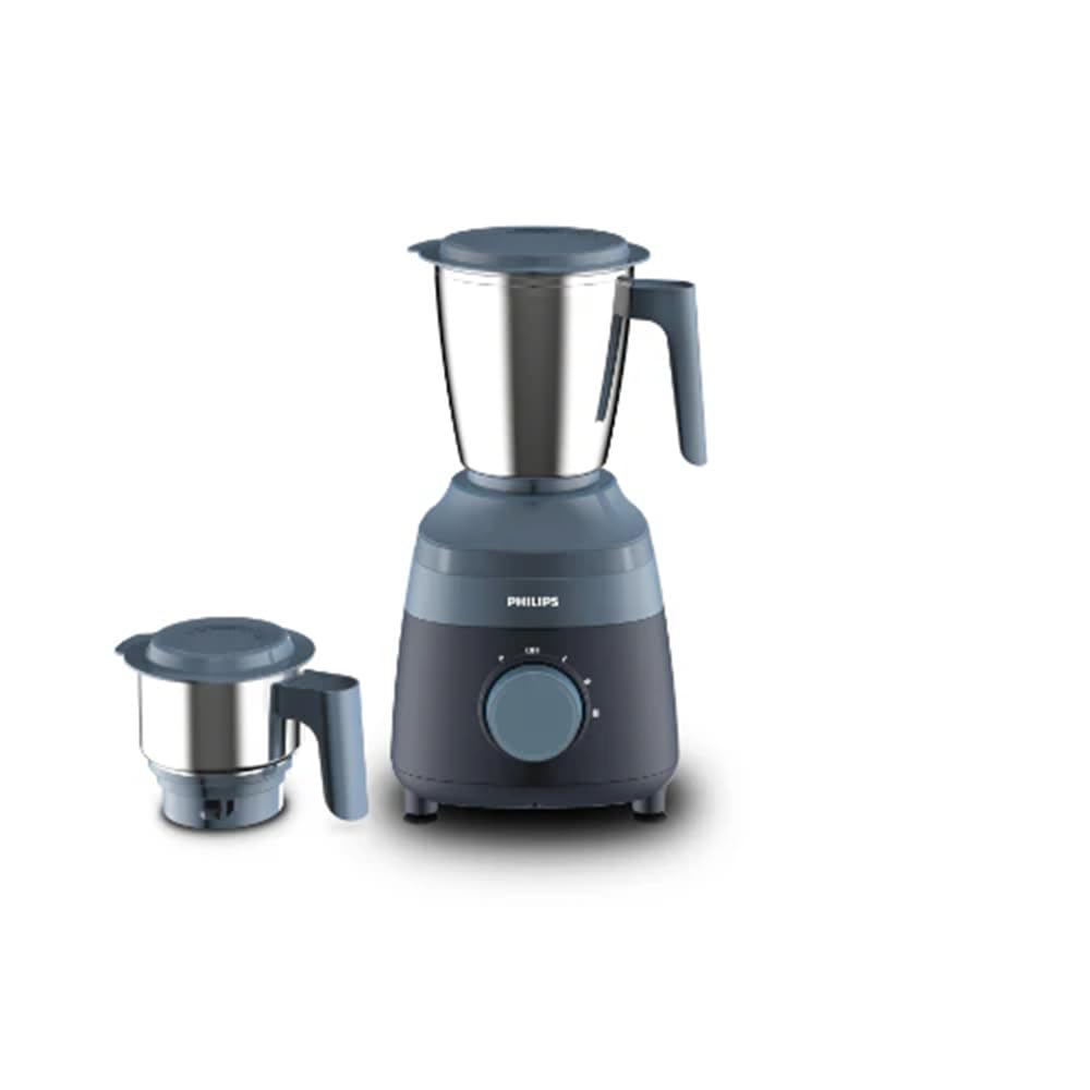 Philips HL1010/00 Mixer Grinder, 500 Watt Powerful motor, 2 Jars
