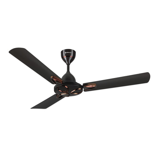 Bajaj Novella 1200MM Ceiling Fan for Home | Anti-Viral & Anti-Bacterial Coating | High Air Delivery | 2-Yrs Warranty 【Elegant Brown】