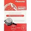 Butterfly Senior U for Genial 7.5L & 10L Pressure Cooker Gasket Food Grade Nitrile Rubber, Only Compatible with Genial 7.5L, 10L Cookers & 5.5L Senior Pan
