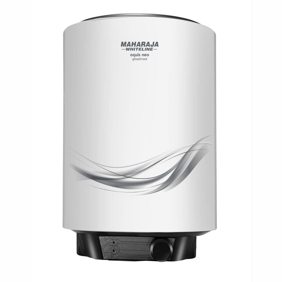 Maharaja Whiteline Aquis Neo Storage Water Heater, 15 Litre, Glasslined Coating, Rust & Shock Proof Metal Body, Blue & White Color, Free Installation - Aquis Neo / Wh-168