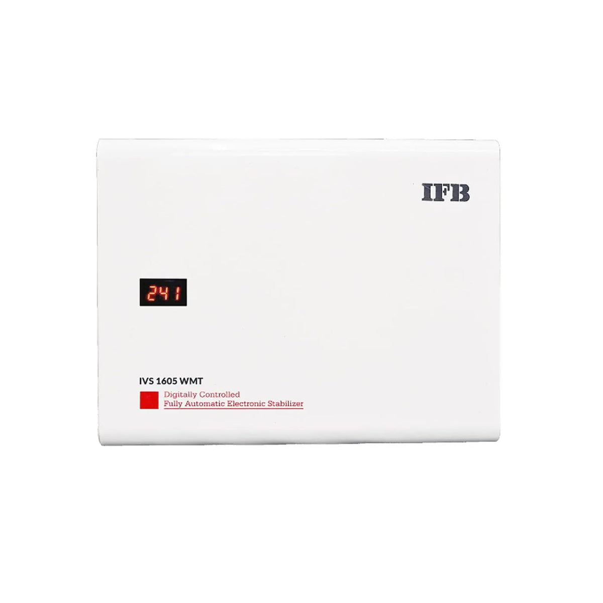 IFB IVS 1605 WMT 150-290V 15AMPS Voltage Stabilizer for Wasshing Machine & Air Conditioner,White Metallic Silver