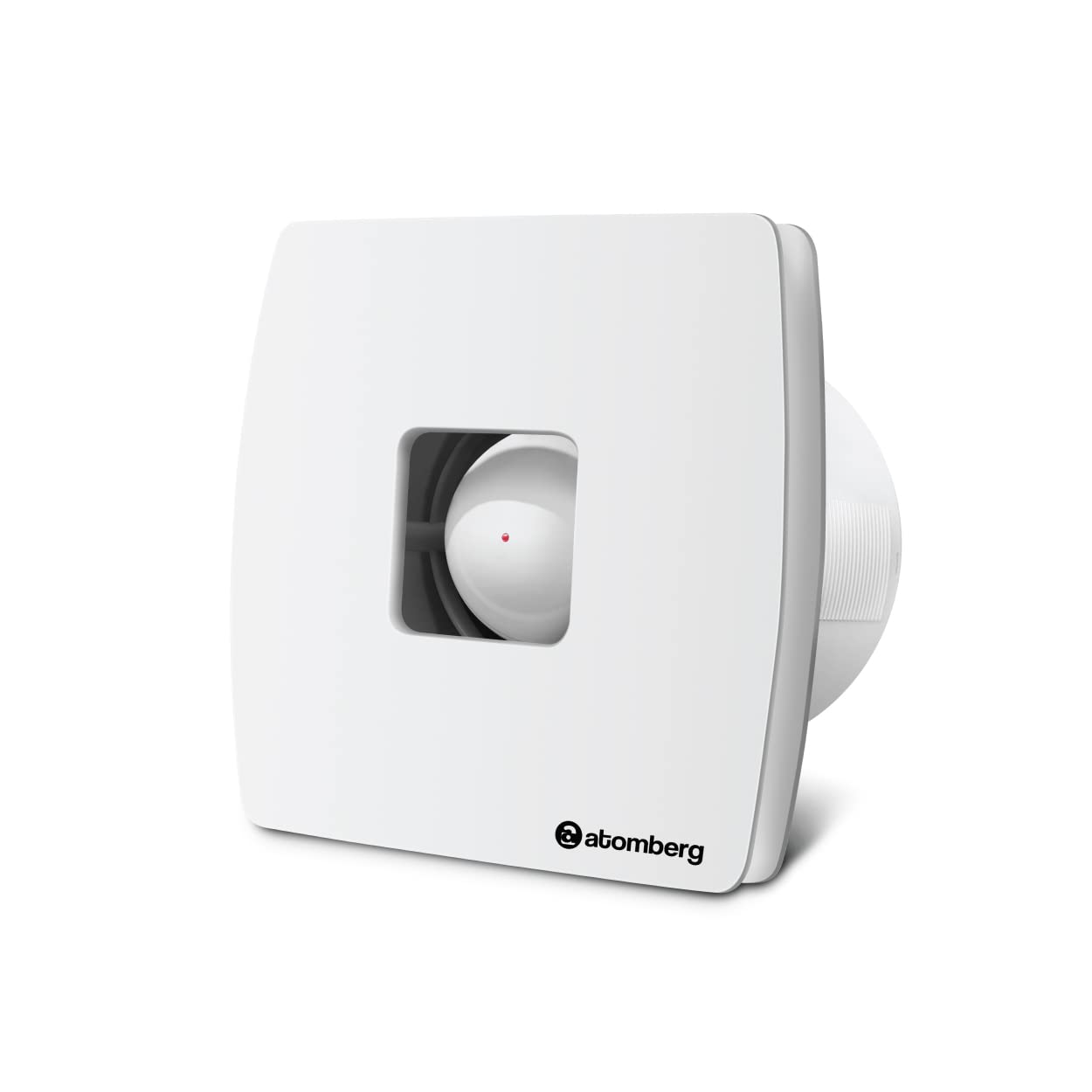 atomberg Studio+ Exhaust Fan 150mm (6 Inches) | BLDC Motor | 6.8W| Low Noise | 2000 RPM| Ideal for Bathroom& Kitchen | Easy to Clean | Installation-Round Cut (153mm) | 2 Year Warranty (Brushed Steel)