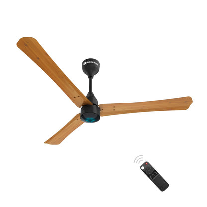 atomberg Renesa Smart + 1200mm BLDC Ceiling Fan with IoT & Remote | Energy Efficient Ceiling Fan | Ceiling fan for Living Room | High Air Delivery with LED Indicators (Earth Brown)