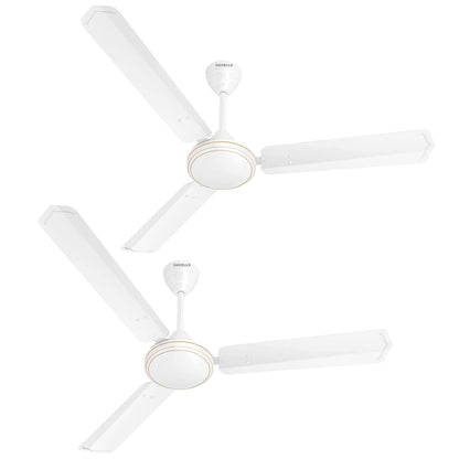 Havells 1200mm Thrill Air Energy Saving Ceiling Fan (Bianco, Pack of 2)