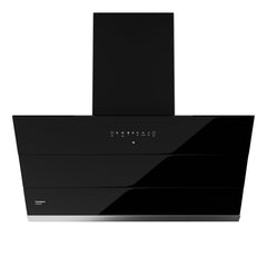 Crompton SensoSmart Curved 60cm Baffle Filter Auto Clean Wall Mounted Chimney Black 1260 CMH - CHD-SSC60BFE-MBL-6