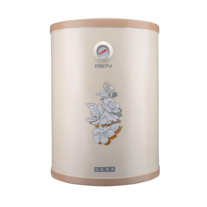 Usha Misty 6 Ltr 2000-Watt 5 Star Storage Water Heater (Grey Magnolia) With Pipes & Free Installation