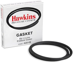 Hawkins E20-09 Rubber Gasket for Big Boy Pressure Cooker, Black, Standard