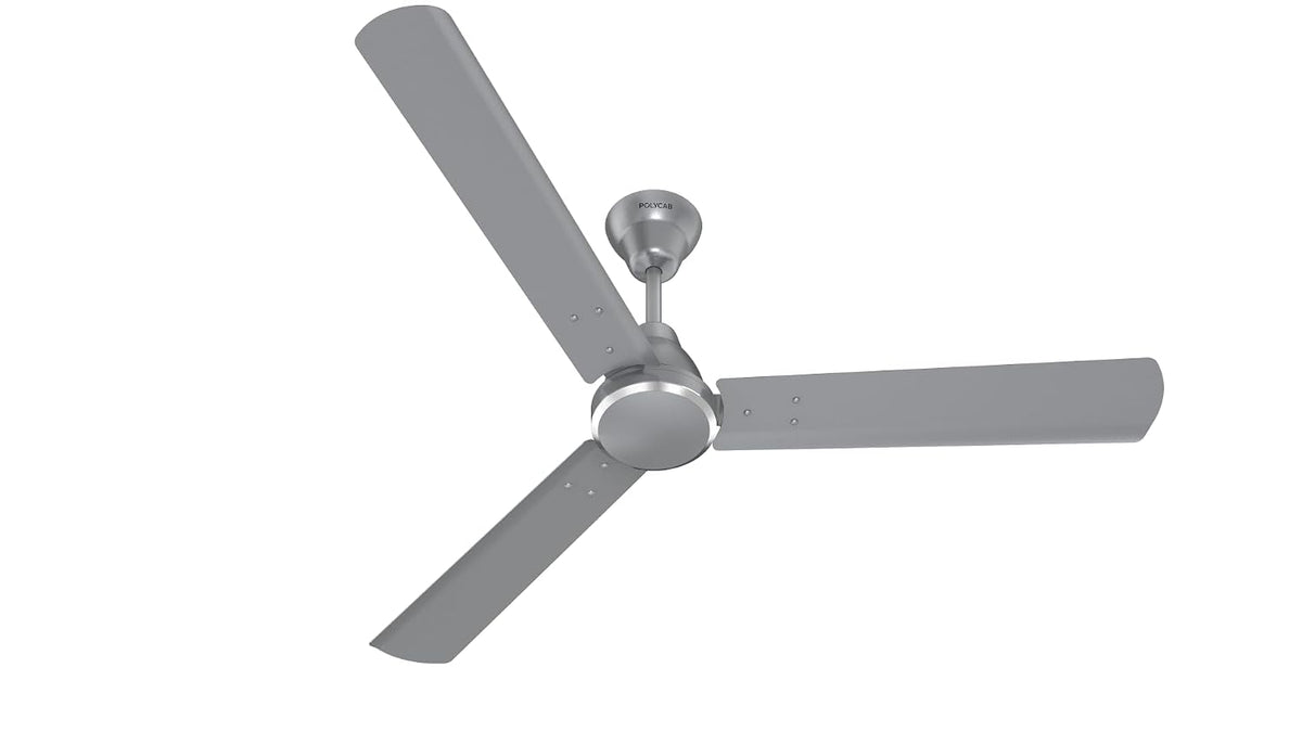 Polycab Aerorush BLDC 1200 mm Ceiling Fan with Remote | 5 Star-5