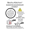 Hawkins Nechu Kitchen Pressure Cooker Gasket Sealing Ring, 2-3 Litre, Black Rubber, 100 mm
