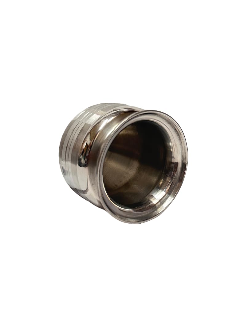 Dynore Stainless Steel Silver Lota/Kalash/Pooja Kalash/Small Lota for Home/Pooja Lota 300 ml