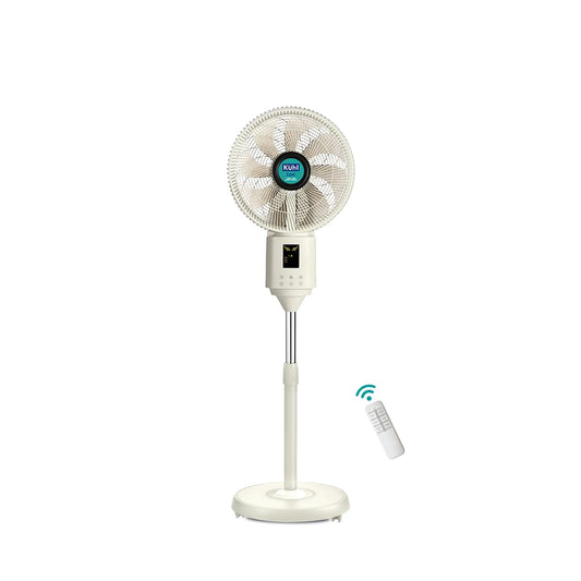 KUHL Exzel H1 Next Gen Desert Cooler BLDC Pedestal with Mist & Humidifier|8Blades |4Speed| Remote & Touch Panel with Display| Height Adjustement| Low Noise|8 Hr Water Tank|400mm |Free installation