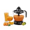 Usha Citrus Press 30 Watt (1.0 L) Juicer 2 two pulp filters & 2 year warranty (Black)