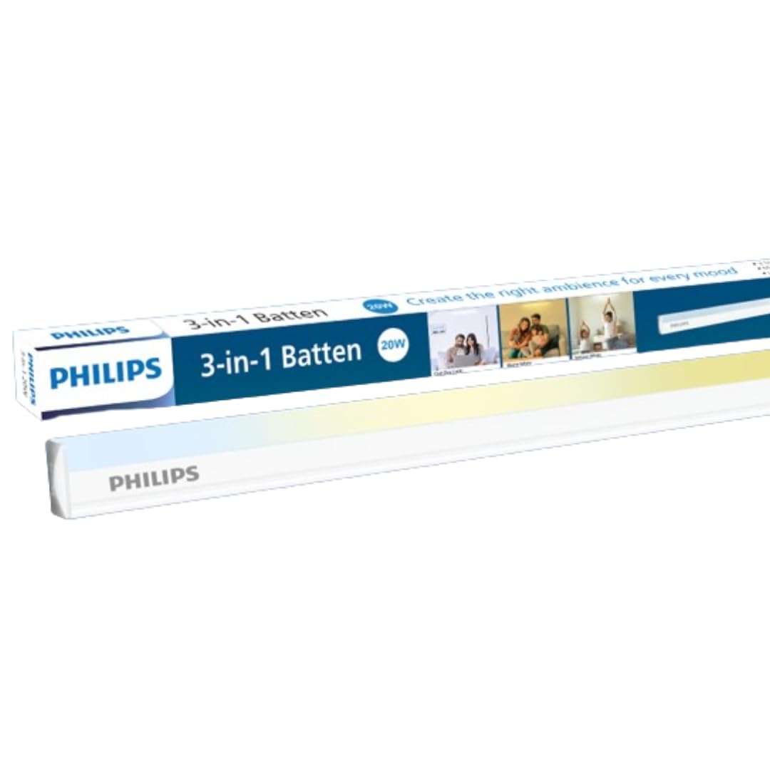 Philips 20W 3 in 1 LED - 4ft Mood Lighting LED with Three Color Temperatures