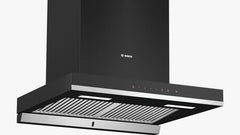 Bosch 60 cm Self Clean Technology glass Kitchen Chimney (HOOD DWBA68J60I, Oil collector Filter technology, Touch Control