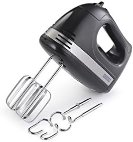 Usha 3732 300 W Hand Mixer with 2 Hooks|2 years warranty,Longer cord for flexible usage,Copper motor for longer life,Accessories Beater and Kneader, Storage box (Black)