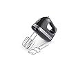 Usha 3732 300 W Hand Mixer with 2 Hooks|2 years warranty,Longer cord for flexible usage,Copper motor for longer life,Accessories Beater and Kneader, Storage box (Black)