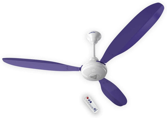 Superfan SuperX1 1200mm BLDC Ceiling fan for Home | India&#39;s 1&#39;st BLDC fan| BEE 5 Star Rated Energy Efficient BLDC Fan| 5 Year Warranty (Lilac)