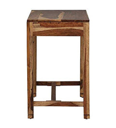 Wooden Study Table in Provincial Teak Finish | Computer Desk | Writing Study Table with 2 Side Drawers Classic 
