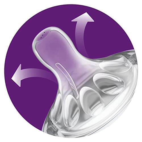 Philips Avent Natural Response 3.0 Bottle Teat- 2 x Baby Bottle Flow 3 Teats for Newborn Babies, 0+ Months (SCF042/27)