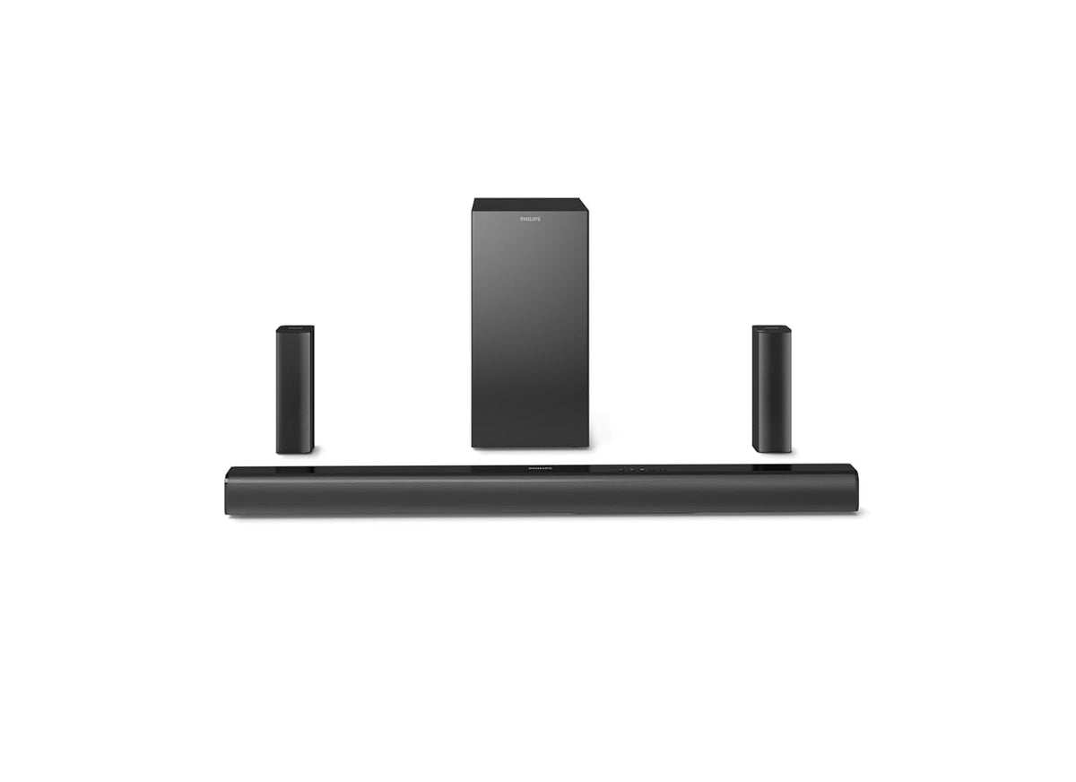 Philips TAB4518 Soundbar: 5.1 Channel 240W Wireless Subwoofer & 2 Rear Satellite Speakers, HDMI ARC