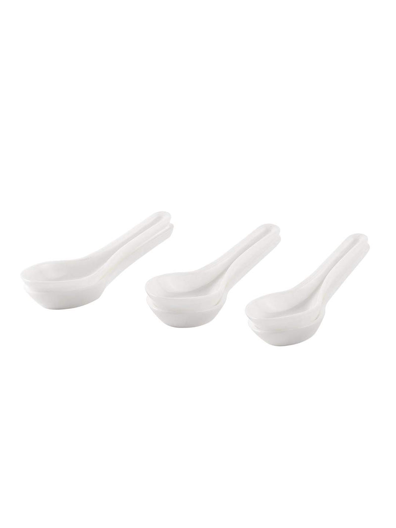 La Opala Novo Collection Opal Glass Crockery | for Family of 6 | Dinner Set 35 pcs Blue Orchids | Plates & Bowls for Dining | Microwave Safe | 100% Vegetarian | Extra Strong | Light & White