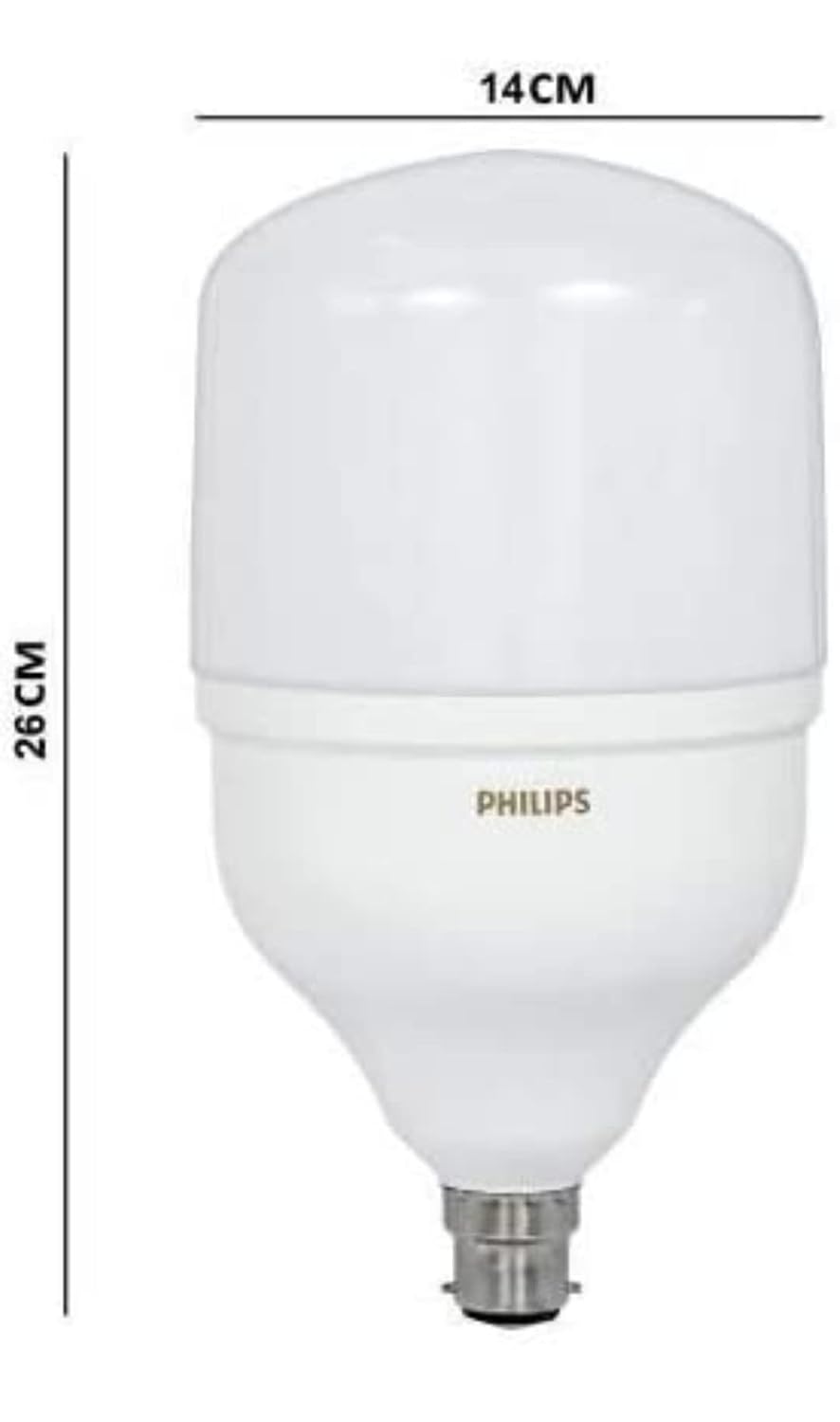 Philips Stellar Bright Base B22 50-Watt LED Bulb (Pack of 3) (Cool Day Light) (High Wattage, Super Bright