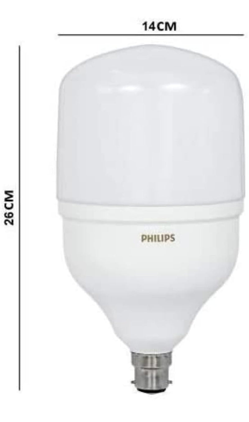 Philips Stellar Bright Base B22 50-Watt LED Bulb (Pack of 3) (Cool Day Light) (High Wattage, Super Bright