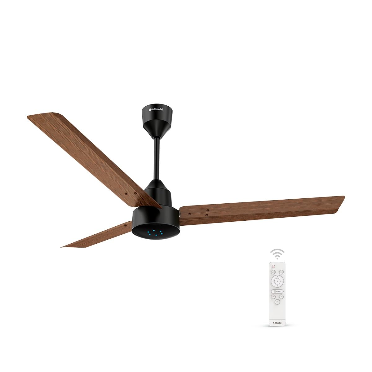 Goldmedal Opus Wood BLDC 1200 mm Ceiling Fan with Remote | 5 Star (Wenge Wood)