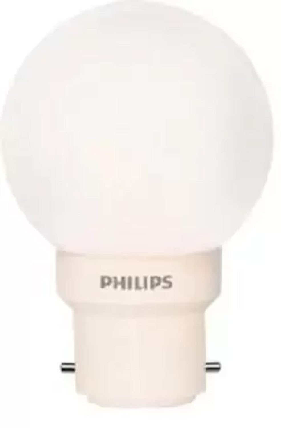 Philips 0.5 W Round B22 LED Bulb (White, Pack of 12)