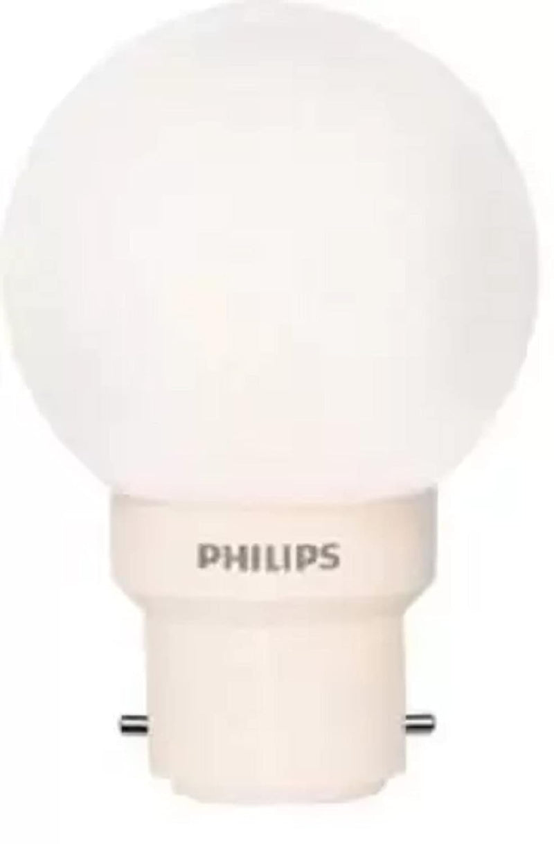 Philips 0.5 W Round B22 LED Bulb (White, Pack of 12)
