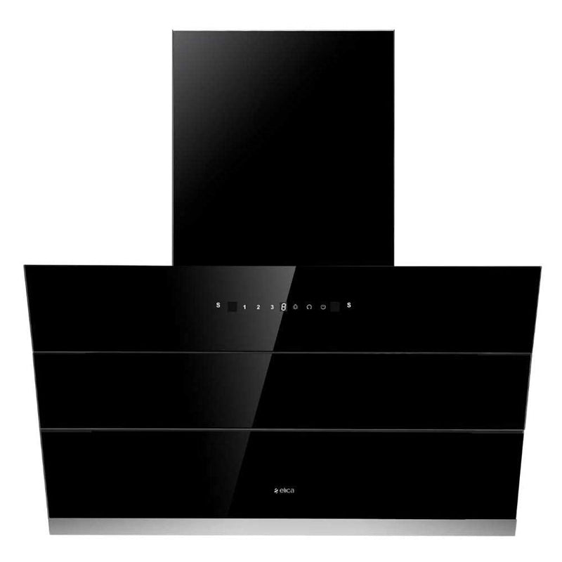 Elica 90 cm 1350 m3/hr Filterless Autoclean Angular Kitchen Chimney with 15 Years Warranty (EFL-S9012 HAC LTW VMS, Touch + Motion Sensor Control,)-1