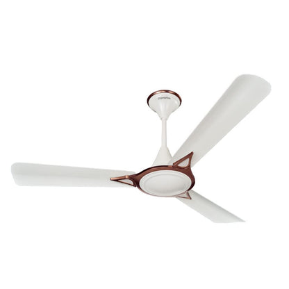 Crompton Avancer Prime 1200 mm (48 inch) Decorative Ceiling Fan with Anti Dust Technology (Conch Cream) 1 Star
