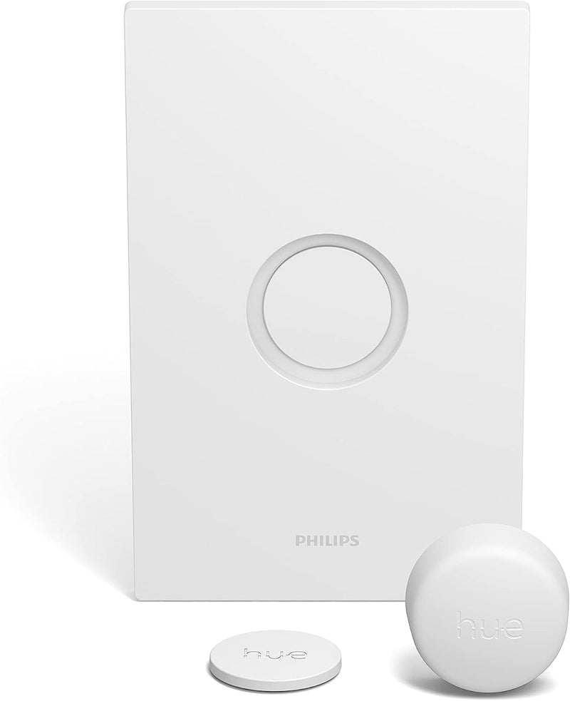 Philips Hue Smart Button for Hue Smart Lights, Smart Light Control 553719, (Hue Hub required)