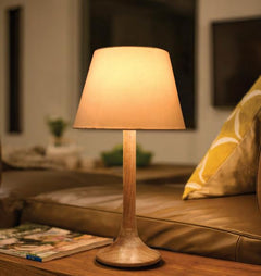 Philips Ornate Wood Table Lamp E27 20W