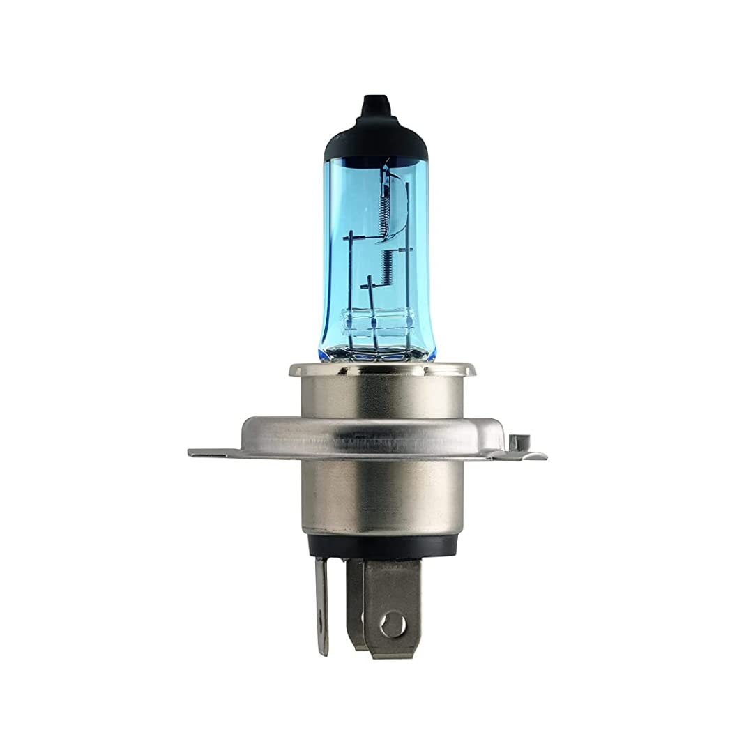 Philips 12569EVB1 H4 White Light Essential Vision Headlight (12V, 100/90W)