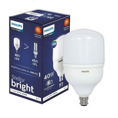 Philips Stellar Bright Base B22 40-Watt LED Bulb (Pack of 2, Cool Day Light)