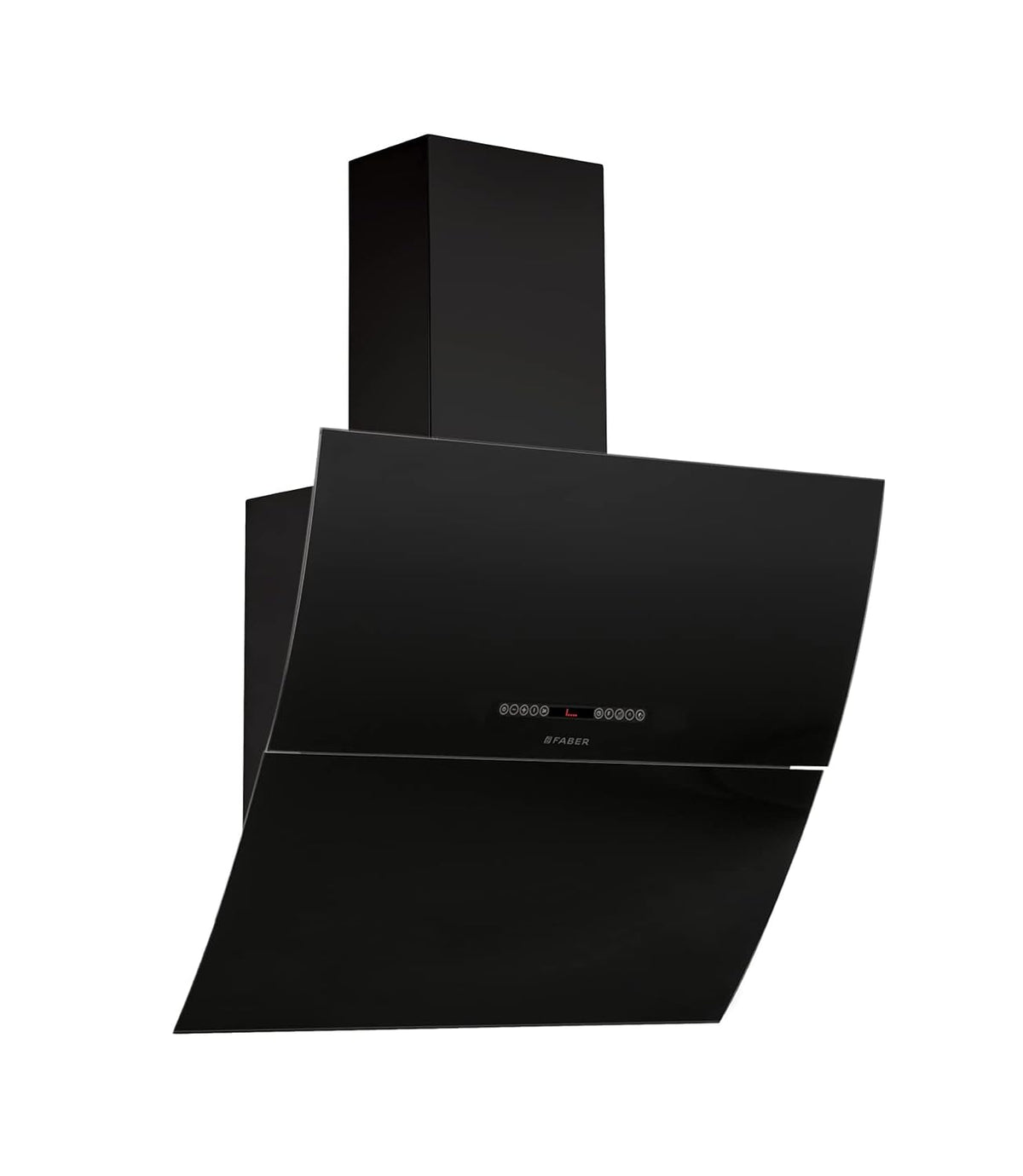 Faber 1000m3/hr Wall Mounted chimney (HOOD MIRROR PLUS BK TC LTW 90, Black), Free 1 Year Extended warranty