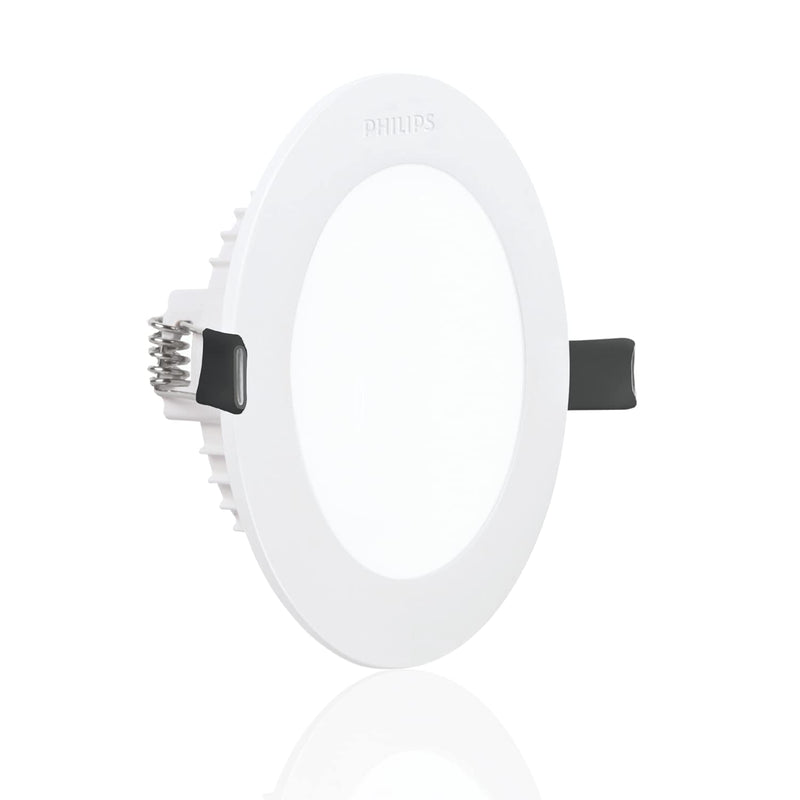 Philips 5W Round AP Plus UltraGlow LED DL Recessed LED Panel Ceiling Light (Pack of 1,Warm White)