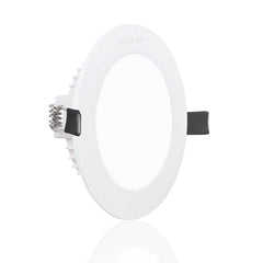 Philips Plastic 10W Round AP Plus UltraGlow LED DL Recessed LED Panel Ceiling Light (Pack of 1,Warm White) (929002627701-Pk1)