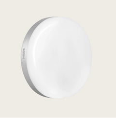Philips 20W Round LED Surface Light - Full Glow Panel, Metal Body, Ceiling Light for Home, Office, Hall (White with Metallic Finish, B0F5HW4QRT)